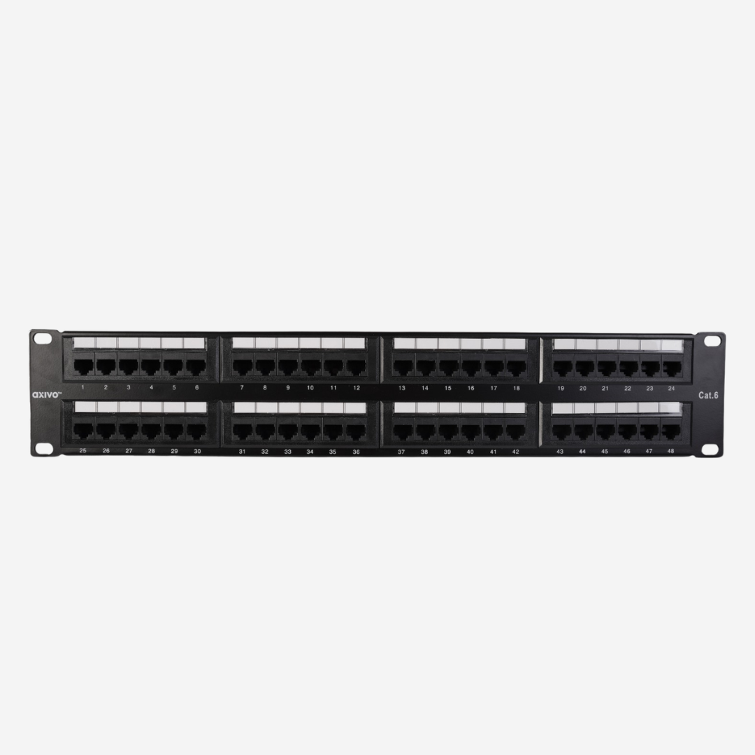 48 Port CAT6 UTP Patch Panel - Loaded