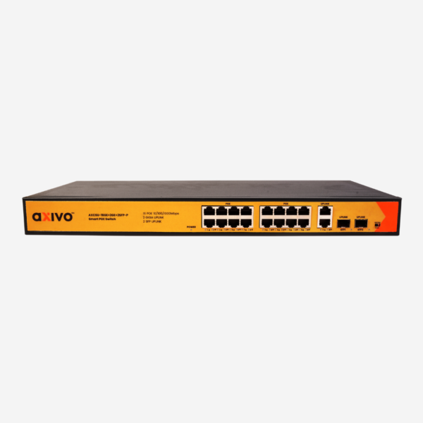16 Port Unmanaged Giga Ethernet PoE+ Switch - Axivo