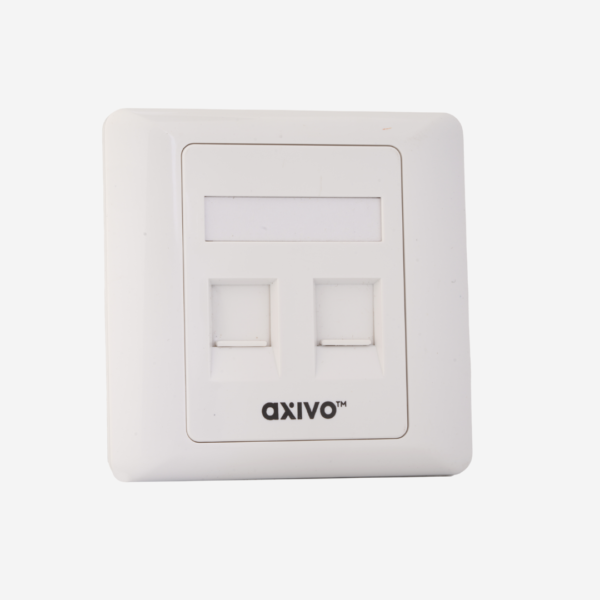 Single, Dual and Quad Ports Face Plate - Axivo