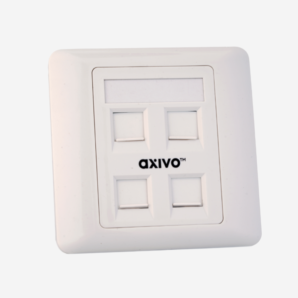 Quad Ports Face Plate - Axivo