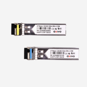 1.25G SFP Module LC Simplex 1310/1550 Pair Single Mode 20Kms.