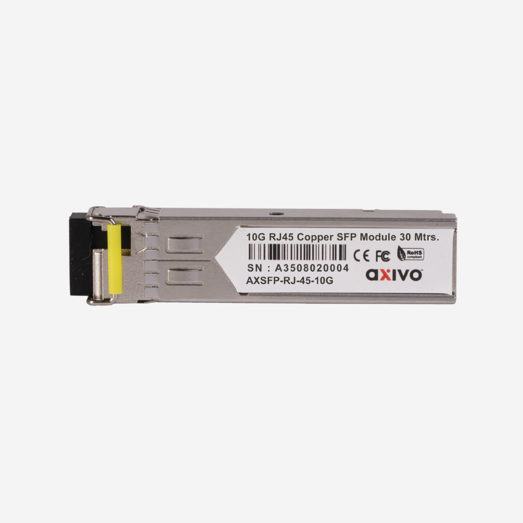 10G RJ45 Copper SFP Module 30 mtrs.