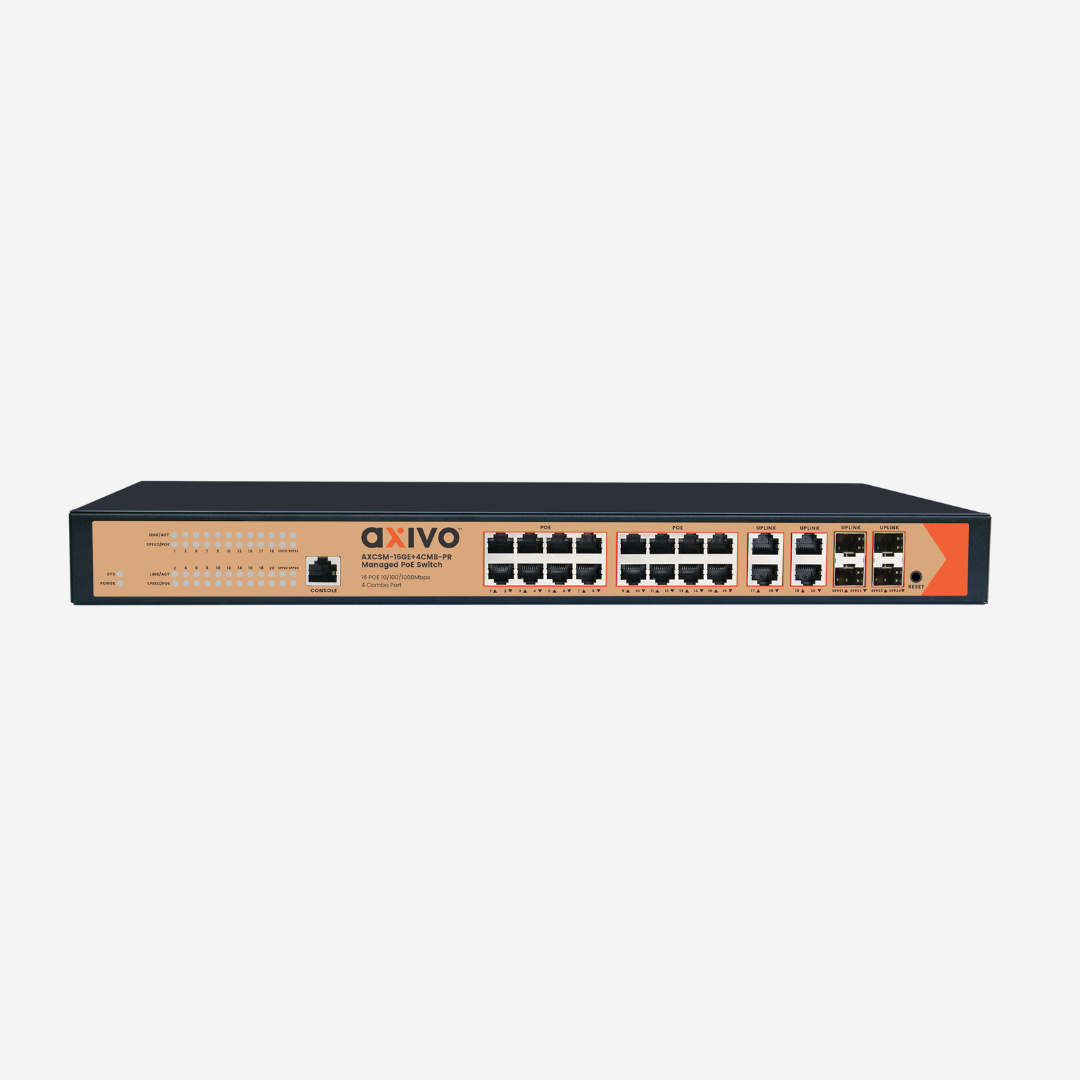 16 Port L2 Managed Gigabit PoE+ switch